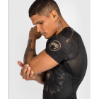 Рашгард - Venum Santa Muerte Dark Side - Rashguard Short Sleeves - Black/Brown​